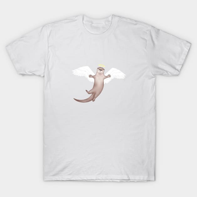 Angel Otter T-Shirt by OtterFamily